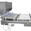 Automated Liquid / Gel / Paste Hydraulic/Piston Filling Machine (Liquid/Gel/Paste Filler) with Multiple Heads and Mixer